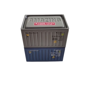 Luxury container Shape Tin Container Packaging Jar Tin Boxes coin bank