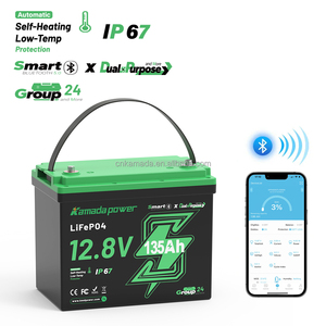 Kamada ขายส่งแบตเตอรี่ลิเธียม12.8V 135Ah รอบลึก1000CCA 12V LiFePO4สำหรับระบบโซลาร์เซลล์และสตาร์ทเครื่องยนต์เรือ - Product Image 2