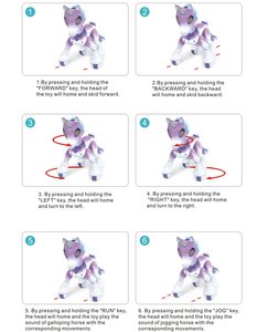 Multifunktion ale intelligente pädagogische musikalische Smart RC Roboter Spielzeug Programmierung Fernbedienung Pferdes pielzeug für Kinder - Product Image 5