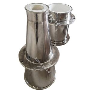 92% al2o3 verschleiß festes Aluminiumoxid-Keramik rohr mit SS304-Stahlbogenrohr - Product Image 4