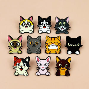 ปกแมวน่ารักที่มีชื่อเสียงระดับโลกปกรูปสัตว์โลหะเคลือบนิ่มสำหรับแมว - Product Image 5