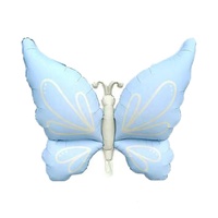 Ballons en Mylar Papillon Pastel 3D en Gros pour Mariage, Baby Shower, Anniversaire, Fournitures de Décoration