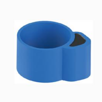 YIAN F-004 Mini-étiquette RFID NFC 134,2 kHz pour bagues de patte de pigeon et de poulet, multicolore, en ABS, pour la gestion des animaux