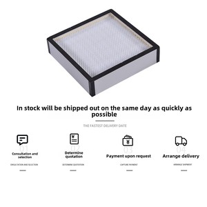 Hiệu quả cao H14 túi lọc không khí năng lượng cao loại bỏ bụi không khí ffu Điều kiện Mới nhà máy bán hàng trực tiếp không có phân vùng Bộ lọc HEPA - Product Image 2