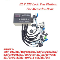 Plataforma de prueba de bloqueo de puerta de enlace ELV EIS para Mercedes Benz, plataforma de prueba de mantenimiento de bloqueo de dirección para programador VVDI