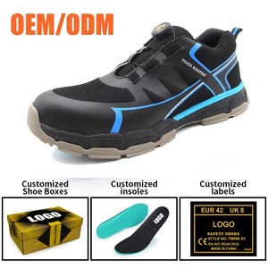 <span class=keywords><strong>Scarpe</strong></span> <span class=keywords><strong>Antinfortunistiche</strong></span> Sportive alla Moda <span class=keywords><strong>per</strong></span> Uomo con Sistema di Chiusura a Torsione, Suola in Gomma Antiscivolo, Puntale in Fibra di Vetro Antiperforazione, Leggere e Senza Metallo - Product Image 4