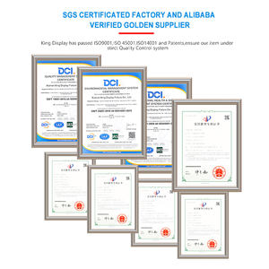 King Display bar Store Fixture Mejor precio de fábrica Estante de madera de 6 niveles Soporte de botella de vino de vidrio para almacenamiento - Product Image 4