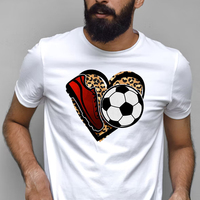 Transfert DTF en gros pour ballons de football, impression aquarelle, vinyle de transfert DTF personnalisé, transfert Plastisol, décalcomanie thermocollante pour t-shirts
