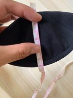 Gorro Kippa de Algodón Negro, Gorro Religioso Judío, Kipot, Gorro para Hombre