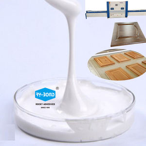 Pannello della porta per la lavorazione del legno pressa a membrana sottovuoto colla bianca a base d'acqua per la porta dell'armadio con film in PVC - Product Image 2