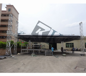 Estructura de aluminio cuadrada para eventos al aire libre, estructura de doble capa, estructura de techo resistente para conciertos - Product Image 3