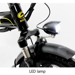 Fábrica DISIYUAN <span class=keywords><strong>bicicleta</strong></span> eléctrica plegable de 14 pulgadas con neumáticos gruesos 48V350W <span class=keywords><strong>bicicleta</strong></span> eléctrica plegable de <span class=keywords><strong>ruedas</strong></span> pequeñas - Product Image 2