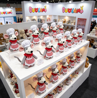 Peluche OEM de haute qualité en tissu doux pour enfants, idéale comme cadeau promotionnel d'entreprise