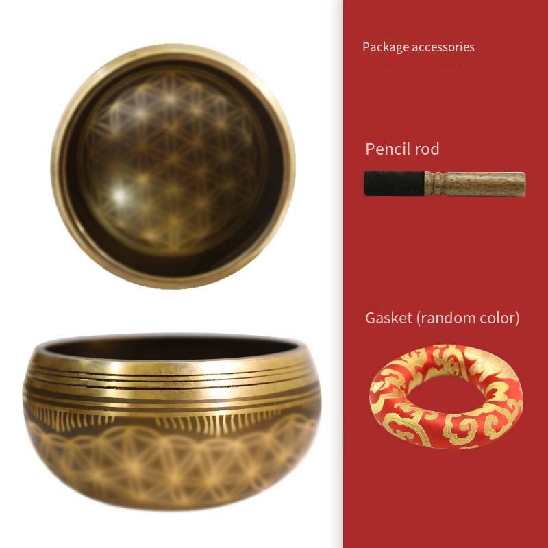 ชาม+แท่งหนัง+แผ่นรองแหวน (สีสุ่ม)