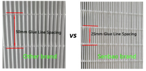 Hệ thống <span class=keywords><strong>AHU</strong></span> lớp trung bình laminar lọc không khí keo bể bên Gel con dấu HEPA lọc cho sử dụng công nghiệp than hoạt tính lõi giấy - Product Image 6