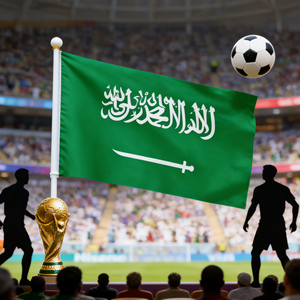 Banderas de Mano de Arabia Saudita 2026 al por Mayor, Ocho Países de <span class=keywords><strong>Asia</strong></span>, Decoración del Día Nacional, Poliéster - Product Image 3