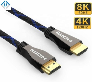 Câble hdmi de <span class=keywords><strong>fibre</strong></span> optique nportes, 10m, plaqué or 24K8k, 10m - Product Image 6