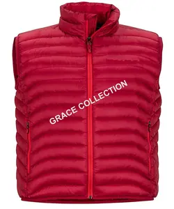 Vente en gros pas cher Prix sans manches col montant matelassé gilet en duvet gilet à bulles pour les activités de plein air - Product Image 1