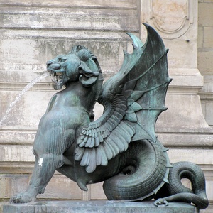 Sculpture de dragon, grande taille, 15 cm, statue chinois célèbre, décoration, taille de vie, haute qualité - Product Image 5