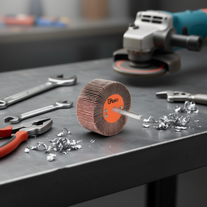 Ttake Abrasive Flap <b>Wheel</b> 40x10 Mm 6 Mm Shaft 120 Grit For <b>Grinding</b> - Product Image 3