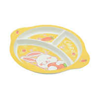 Mignon ensemble de vaisselle en mélamine rose pour enfants vente en gros-pour les repas des enfants