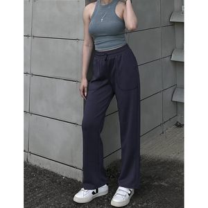 Pantalones Deportivos de Pierna Recta para Mujer FOXA, Cintura Media, Elásticos, Casuales, para Entrenamiento, con Bolsillos - Product Image 2
