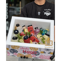 Logo personnalisé Forme Eco Jetable PET PP à emporter Cocktail Soda Café Jus de Fruits Thé Boba Bouteille en Plastique Peut Tasse avec Couvercle