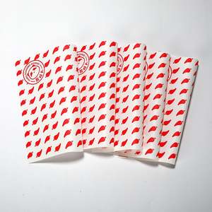 Papier d'emballage pour sandwichs, hamburgers, pizzas et snacks, 12x12 pouces, personnalisé avec logo, résistant à la graisse, qualité alimentaire. - Product Image 2