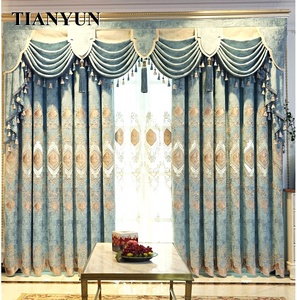 Tenda in tessuto <span class=keywords><strong>per</strong></span> finestre Dubai di lusso europeo in stile mediterraneo <span class=keywords><strong>con</strong></span> <span class=keywords><strong>mantovana</strong></span> di attacco <span class=keywords><strong>per</strong></span> il <span class=keywords><strong>soggiorno</strong></span> - Product Image 2