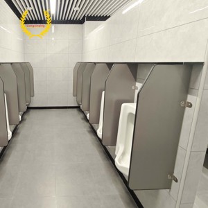 Paneles compactos de nido de abeja de diseño moderno, de suelo a techo, fácil de limpiar, particiones de baño, tablero HPL, particiones de inodoro - Product Image 5