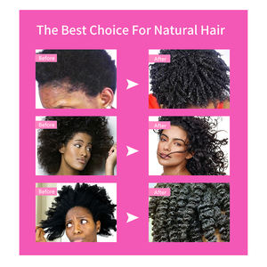 Everythingblack Logo professionnel <span class=keywords><strong>Kit</strong></span> de soins capillaires <span class=keywords><strong>afro</strong></span> hydratant et brillant sans sulfate pour les <span class=keywords><strong>cheveux</strong></span> 2B - 4C endommagés et cassants faibles - Product Image 5