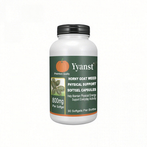 Gélules de soutien physique à base de plantes Horny Goat Weed – Complément énergétique pour la vitalité quotidienne et le bien-être des hommes – OEM - Product Image 1