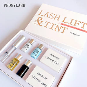 Juego de permanente de levantamiento de pestañas de queratina profesional y kits de tinte de cejas - Product Image 1