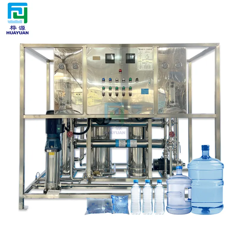 Desalinização Ro portátil de máquinas de filtro de água de poço, sistema de purificação de água de 1000 litros por hora