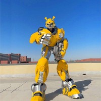 Ensemble de robot lumineux pour adultes - Couleurs personnalisables - Costume géant portable professionnel