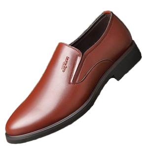 Zapatos Casuales de Otoño para Hombre, Estilo Inglés Juvenil, Zapatos de Boda de PU con Aumento de Altura, Sin Cordones - Product Image 2