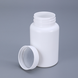 <span class=keywords><strong>20ml</strong></span> ~ 200ml trắng HDPE viên nang nhựa Vitamin container Pill Packer chai với nắp sức đề kháng trẻ em - Product Image 2