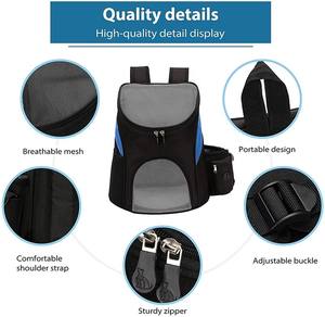 Özel Premium evcil hayvan taşıyıcı sırt çantası taşınabilir nefes küçük yavru kedi sırt çantası <span class=keywords><strong>a</strong></span>çık köpek seyahat çantası - Product Image 3