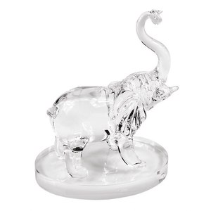 Statuetta e Giocattolo di Natale Elefante in Vetro, Senza Confezione - Product Image 2