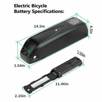 Batterie de vélo électrique 36 volts 20ah cellules moyeu avant et arrière/Kit moteur de vélo à entraînement central, batterie 36 v 20ah