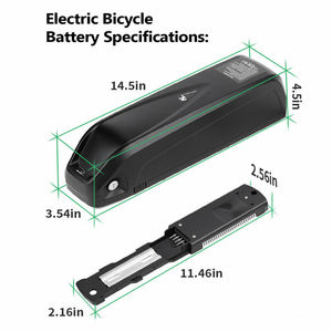 Bateria elétrica de 36 volts 20ah, células traseiras e dianteiras, cubo/motor médio da bicicleta, kit de motor e bateria de bicicleta 36 v 20ah - Product Image 2