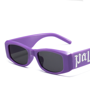 人気のインデザイナーサングラスメンズサングラスレターヴォーグプリントカスタムロゴシェードパーソナリティlentes de sol kacamata - Product Image 4