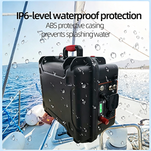 Batería Marina Portátil de Ciclo Profundo a Prueba de Agua de 12.8V 25.6V 50Ah-300Ah para Motores de Arrastre de Barcos - Product Image 2