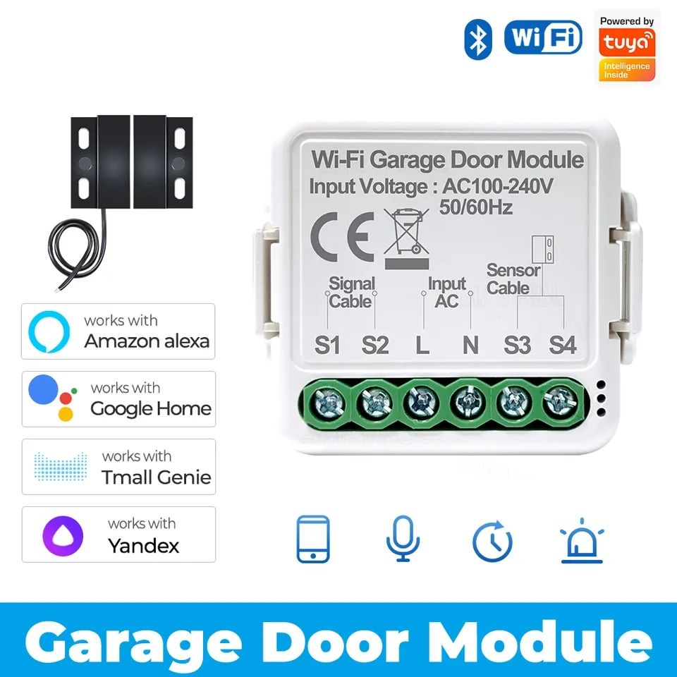 Ouvre-porte De Garage WiFi Tuya Smart Life WiFi Avec Télécommande