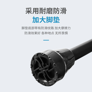 Béquilles de coude Lefka en alliage d'aluminium, réglables en hauteur, pour fractures, aide à la mobilité et soutien à la marche - Product Image 5