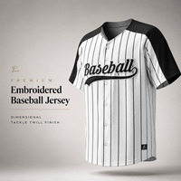Maillot de baseball personnalisé en gros, entièrement boutonné, broderie en twill 3D pour équipes haut de gamme, marque privée, fournisseur OEM, commandes en gros