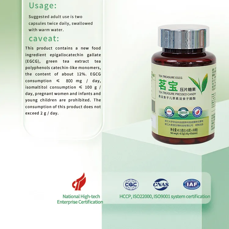 Premium Grade Natural Healthcare EGCG Tea Polyphenol Tablet Help to Enhance Immunity Body Wellness and More