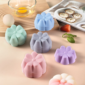 Moules à muffins en silicone, mini moules à gâteaux, antiadhésifs, forme ronde, pour outils de pâtisserie - Product Image 1