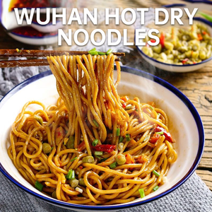 Mie Kering Wuhan Tanpa Masak Buatan Tangan Kemasan Ember Tepung Terigu Mie Instan Spesial Siap Santap Makanan Praktis