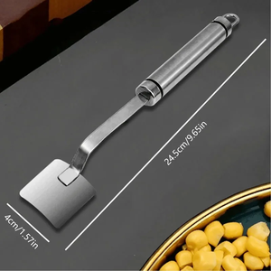 Zenidoo Stainless Steel Multi-Function Corn Peeler Serrated Stripper Cob Shaver Planer Thresher Cutter Fruit <b>Vegetable</b> Tool - Product Image 2